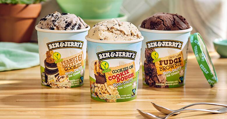 3 pints of Non-dairy ice cream