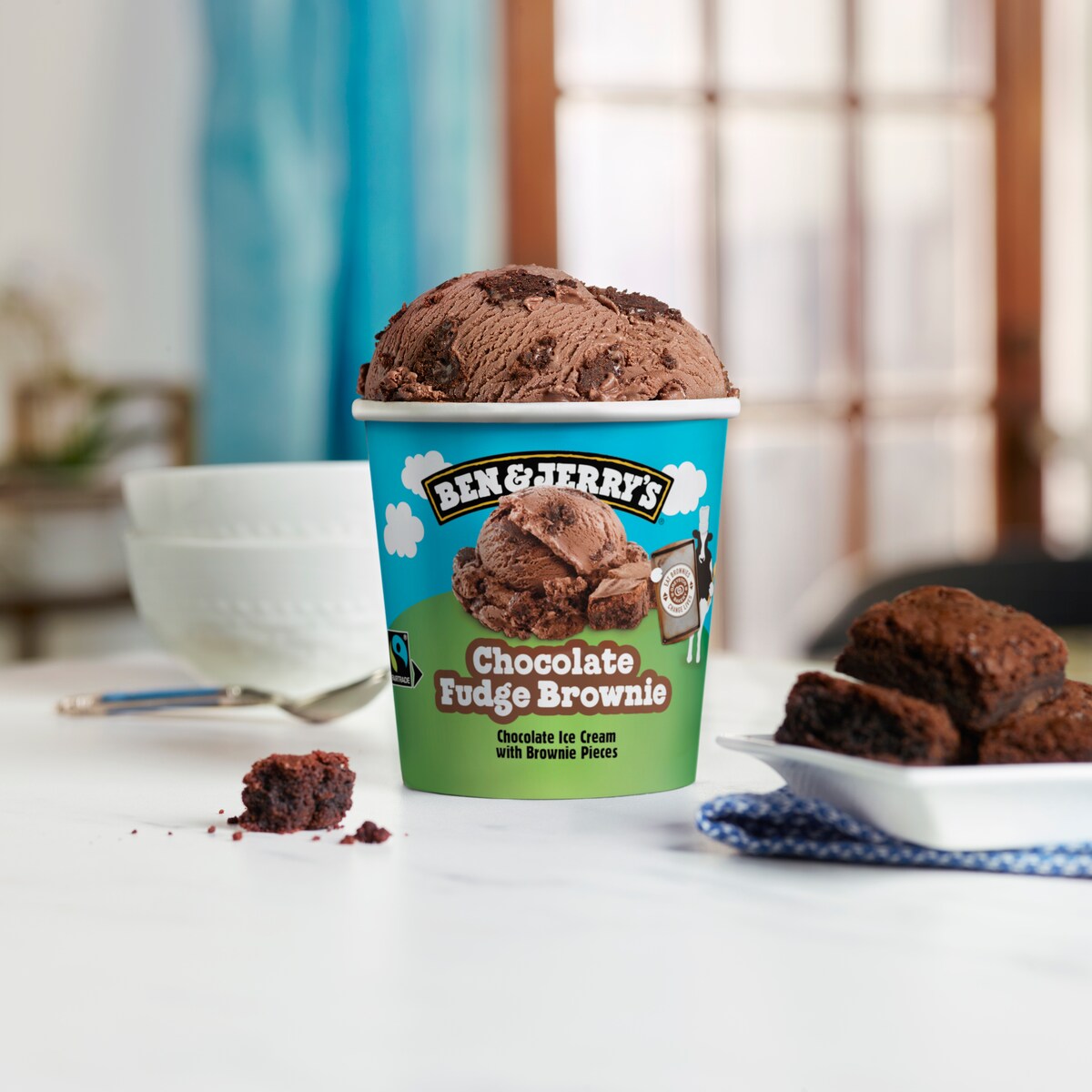 Chocolate Fudge Brownie Ice Cream - Tub 4 / 4