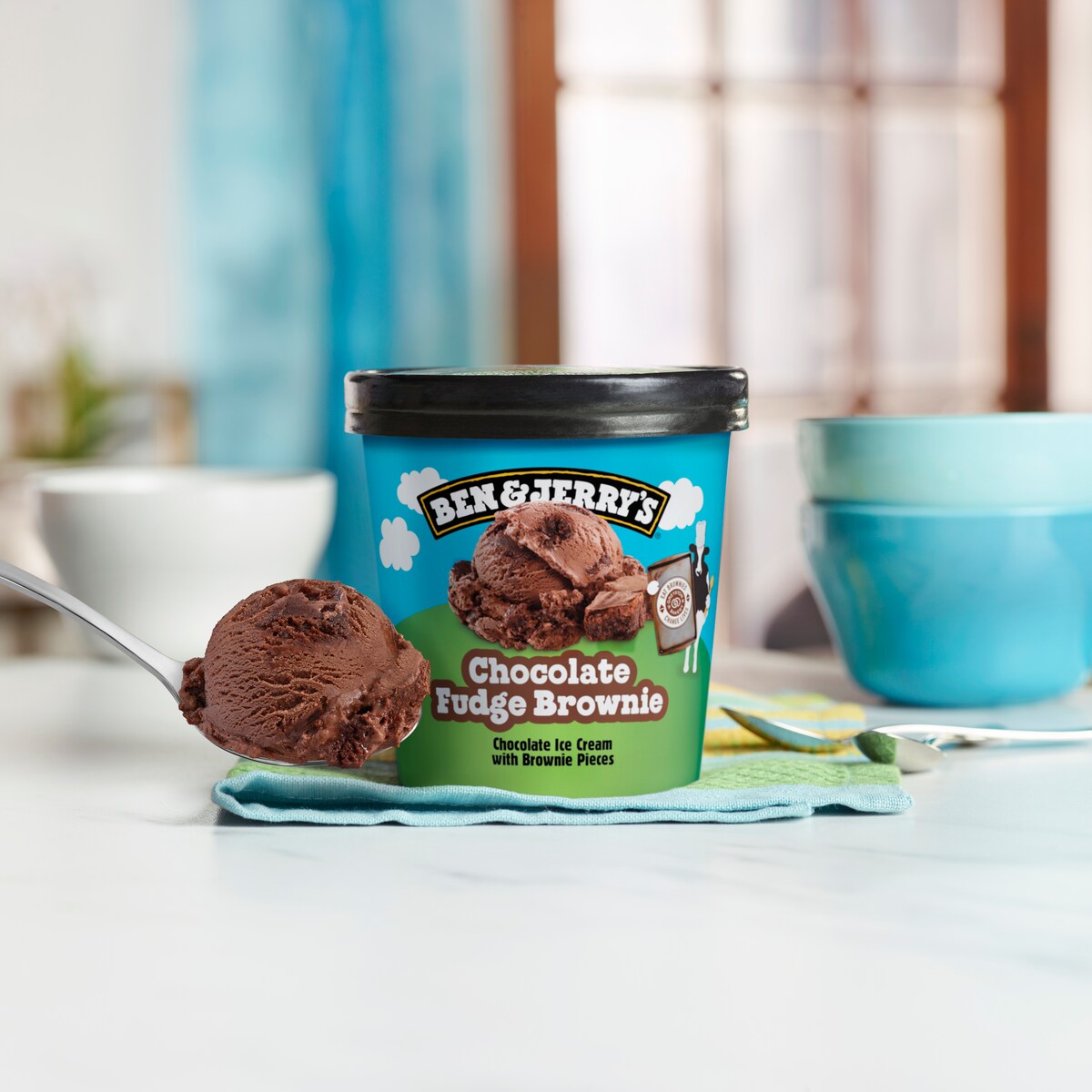 Chocolate Fudge Brownie Ice Cream - Tub 3 / 4