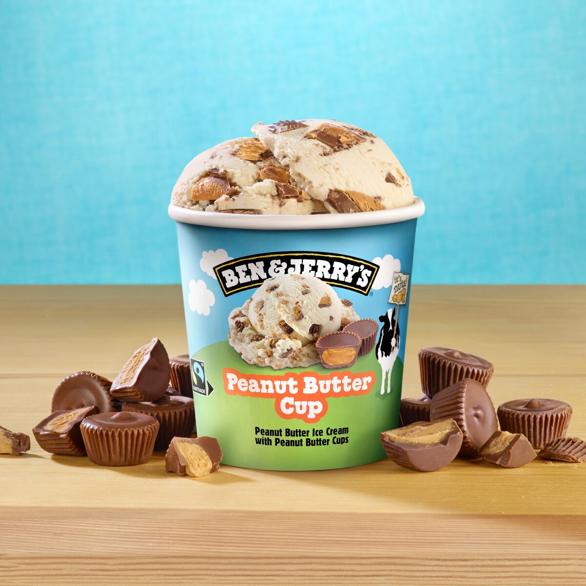 Peanut Butter Cup Ice Cream - Tub 3 / 4