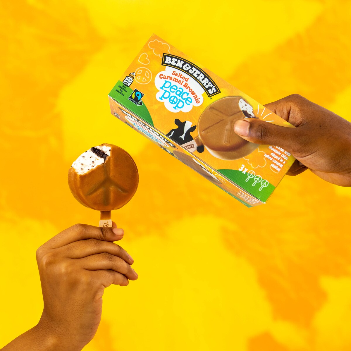 Salted Caramel Brownie Peace Pop - Bar Multipack 1 / 2