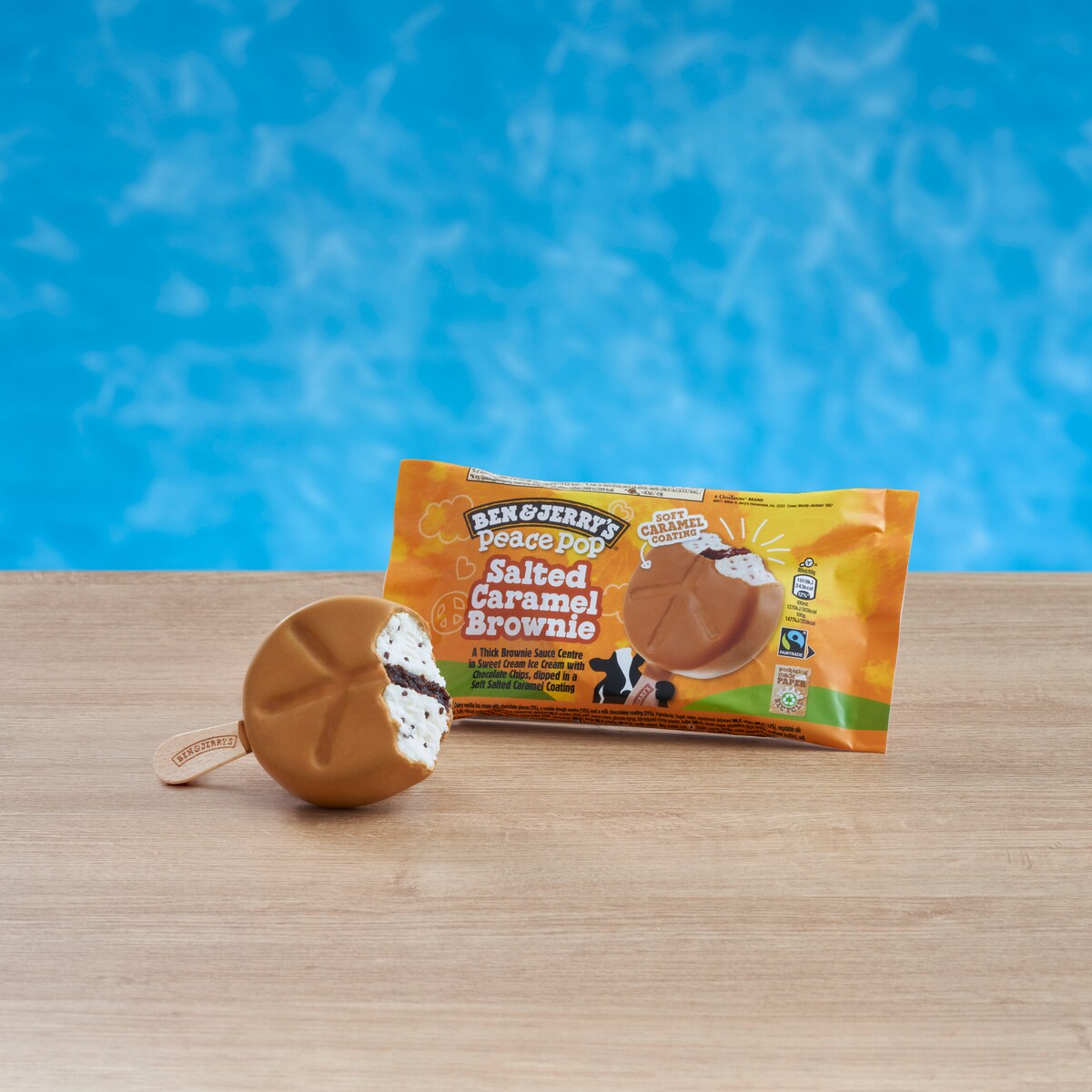 Salted Caramel Brownie Peace Pop - Bar 2 / 2