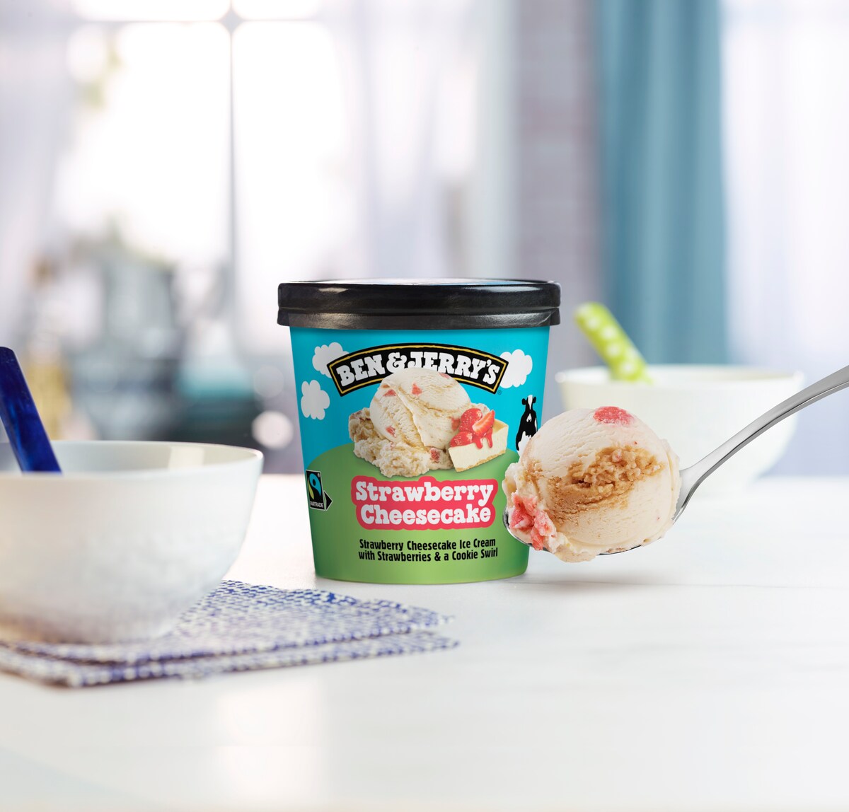 Strawberry Cheesecake Ice Cream - Pint 2 / 4