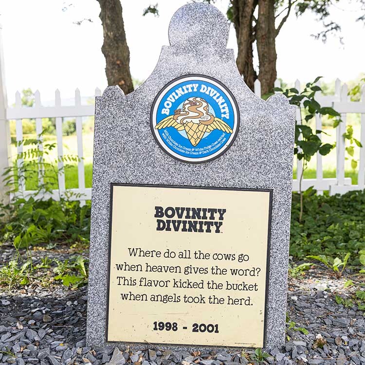 Bovinity Divinity tombstone