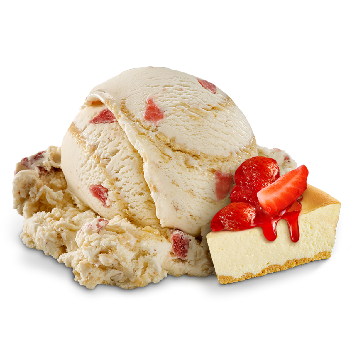 Strawberry Cheesecake Ice Cream - Bulk 2 / 2